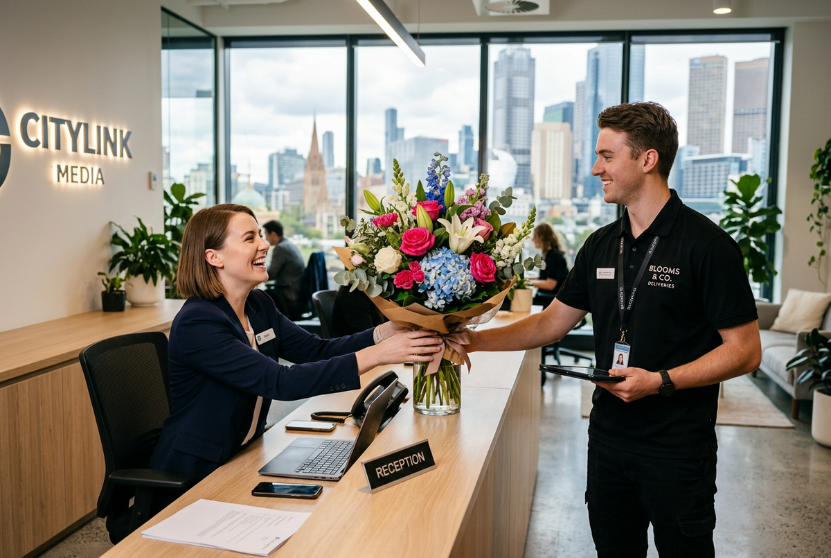 Sending Flowers to a Melbourne Workplace: What to Know