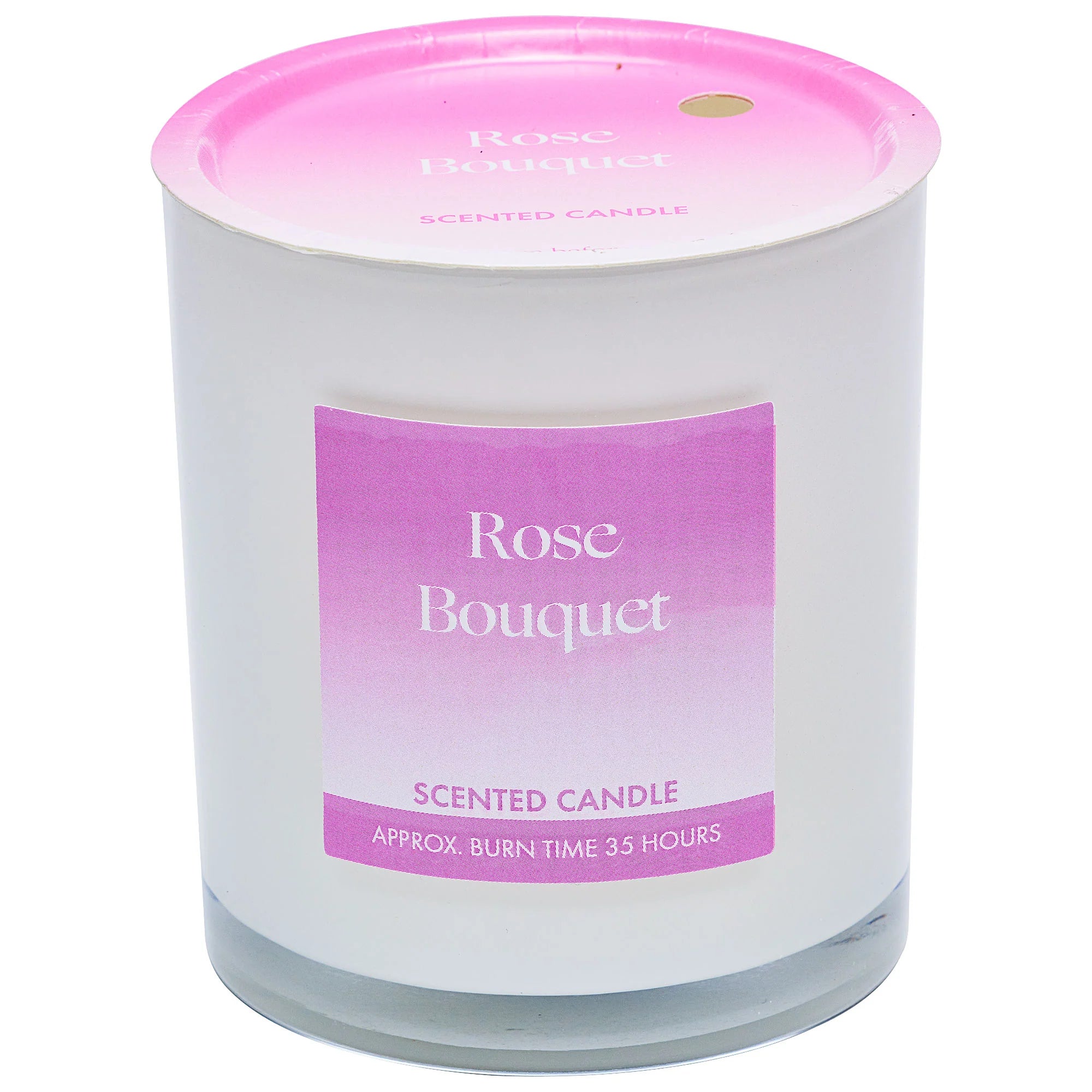 Scented Glass Candle Rose Bouquet