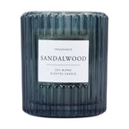 Sandalwood Glass Candle