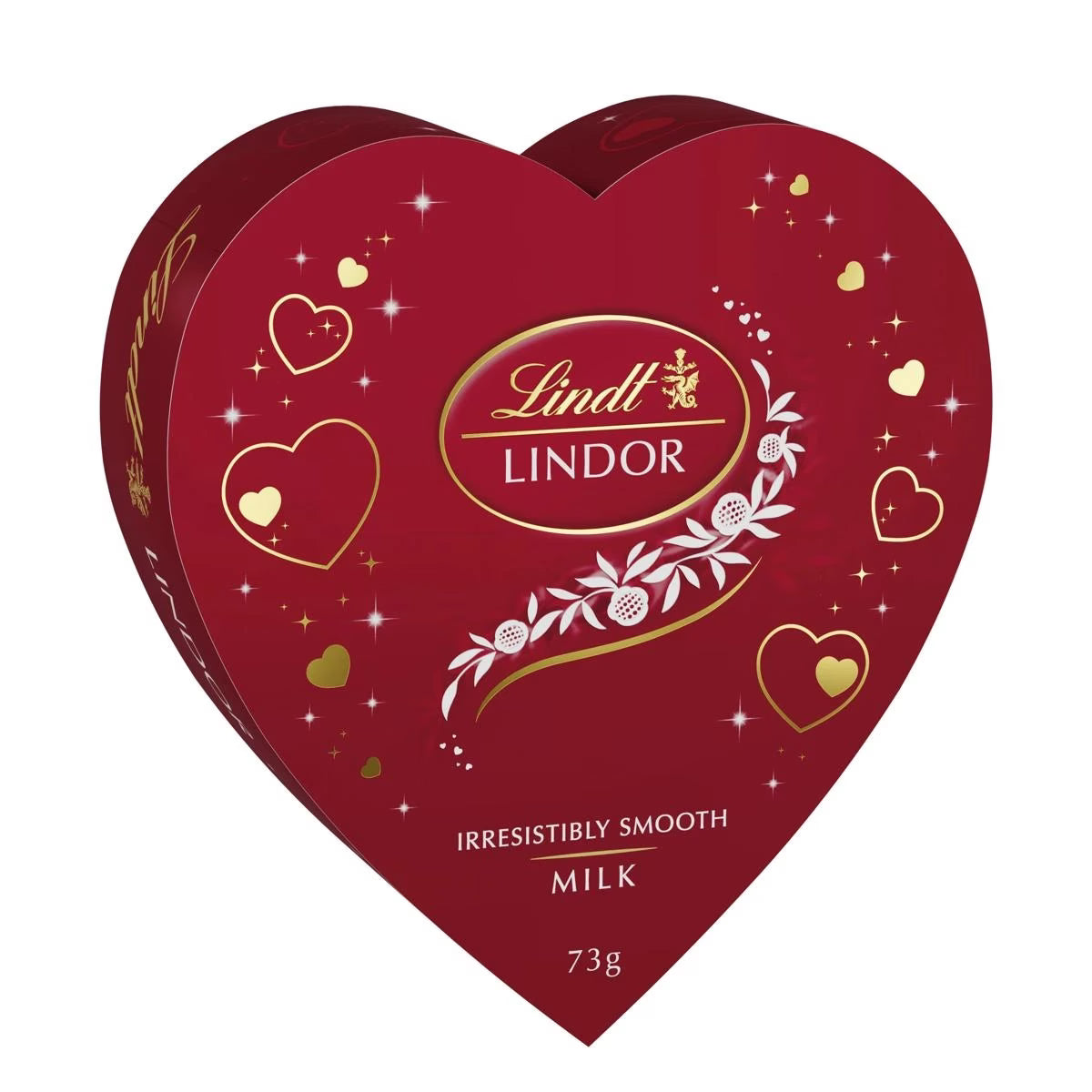 Lindt Lindor Milk Chocolate Heart Box | 73g
