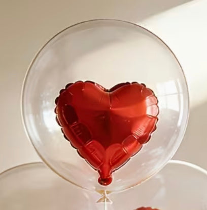 Transaparent Love Balloons
