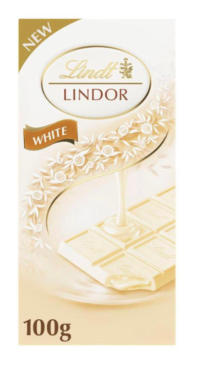 Lindt Lindor White Chocolate Block 100g