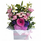 Pretty Hatbox Medium Flowers