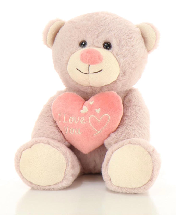 Teddy holding ILY