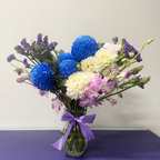 Soft Blues & Purple Flowers